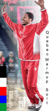 Luanvi Quebec Basketball Warmup Jacket - White